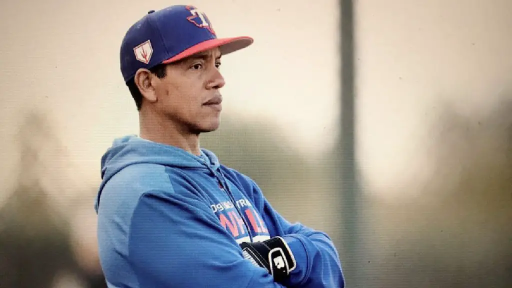 This is a 2021 photo of Luis Ortiz of the Texas Rangers baseball