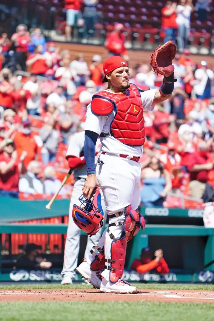 St Louis Cardinals Yadier Molina 4 Leader Legend Player Mlb