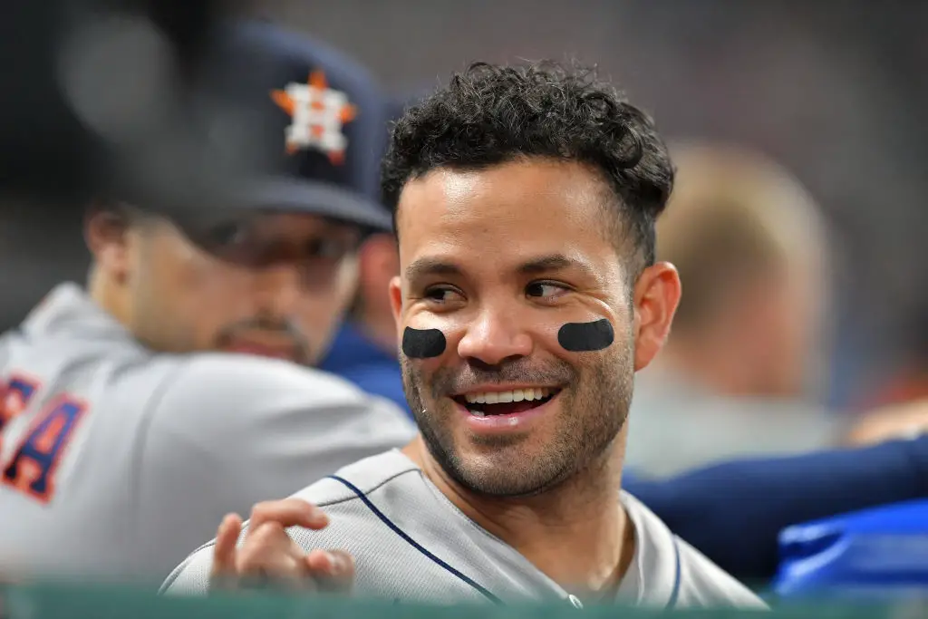 Jose Altuve of the Houston Astros at the 2014 MLB All-Star Game