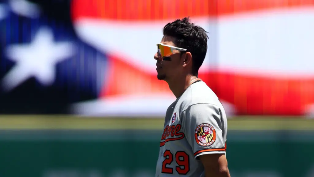 Photo: Orioles Ramon Urias Warms up During Batting Practice -  KCP20210716102 