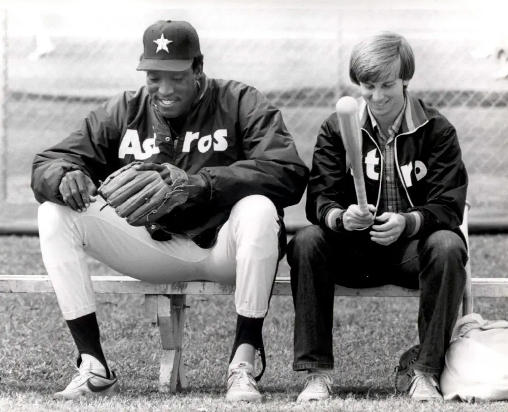 J.R. Richard of the Houston Astros poses for a photo. Richard