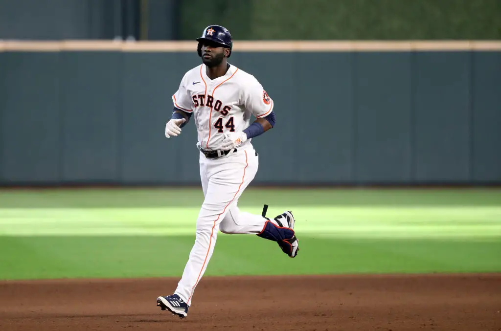 Yordan Alvarez's RBI single, 08/08/2021