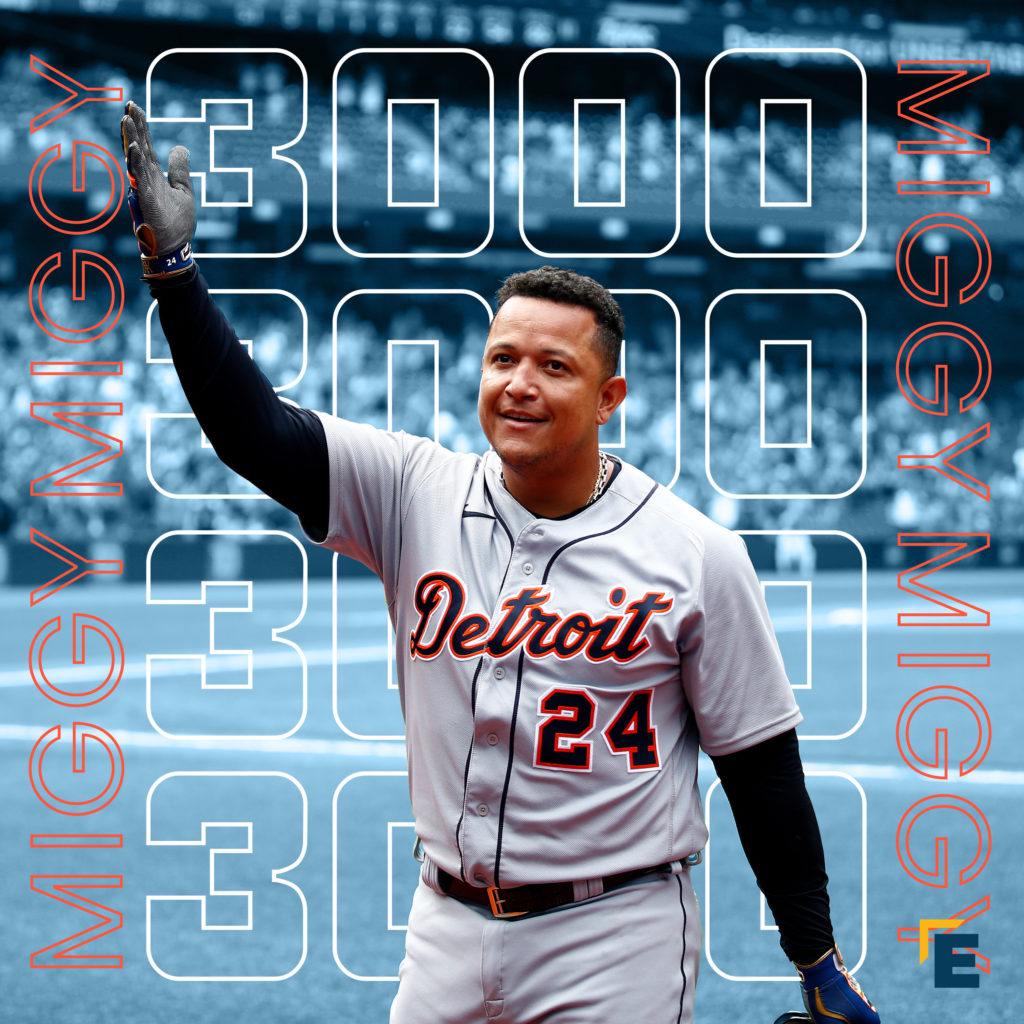 3,000 HITS! Miguel Cabrera joins the 3,000-hit club! 