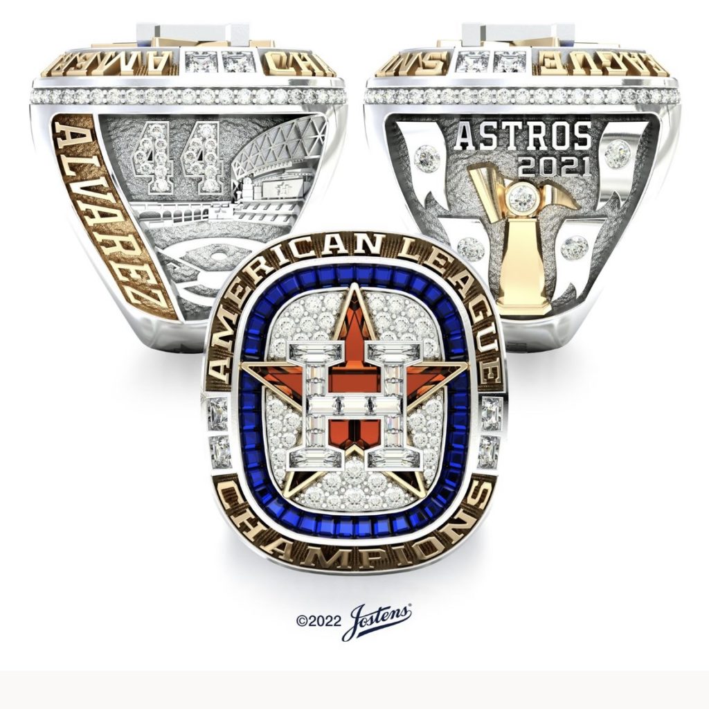 Houston Astros receive 2022 World Series rings in pregame ceremony