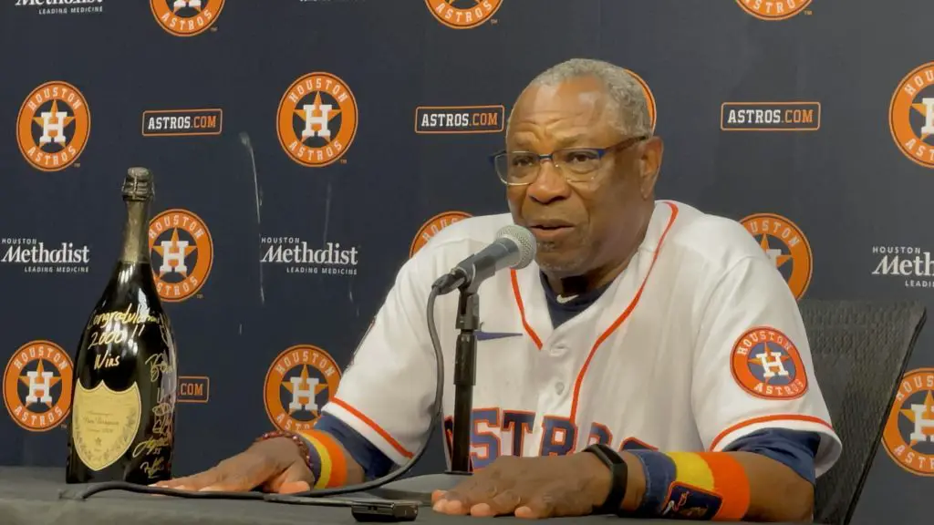 Behind scenes: Dusty Baker, Astros manager, wins historic 2,000th game