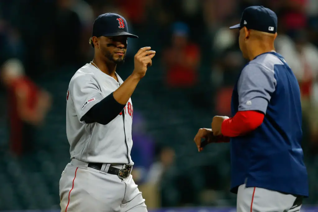 Xander Bogaerts, Alex Cora, Boston Red Sox