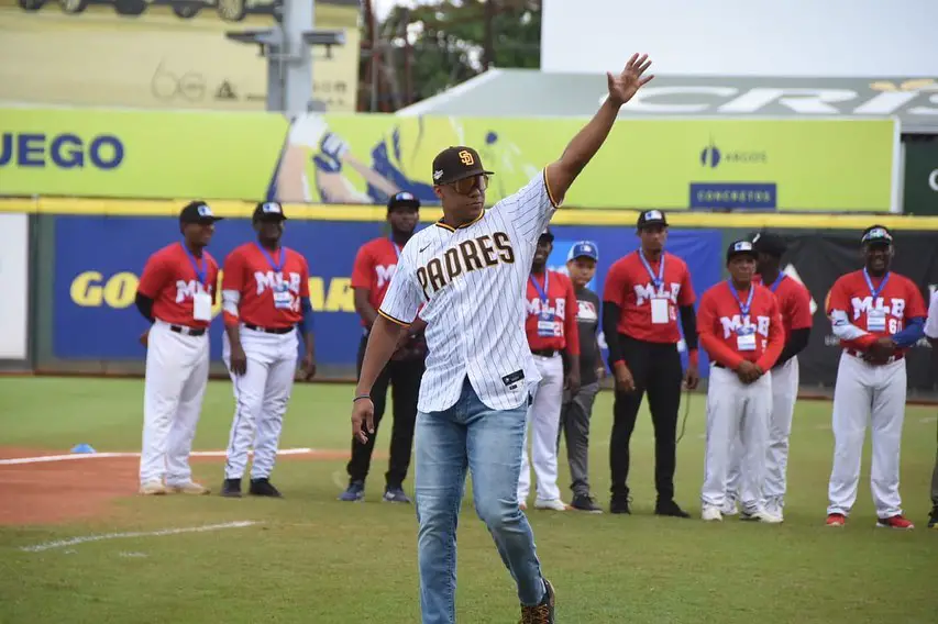 Juan Soto of Team Dominican Republic and Willy Adames of Team