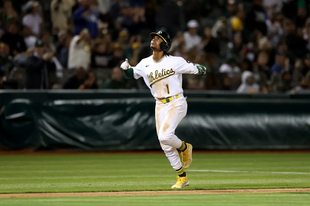 A's Rookie Esteury Ruiz steals 43rd base, makes history!